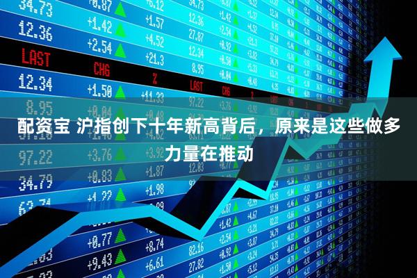 配资宝 沪指创下十年新高背后，原来是这些做多力量在推动