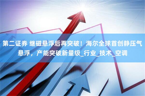第二证券 继磁悬浮后再突破！海尔全球首创静压气悬浮，产能突破新量级_行业_技术_空调