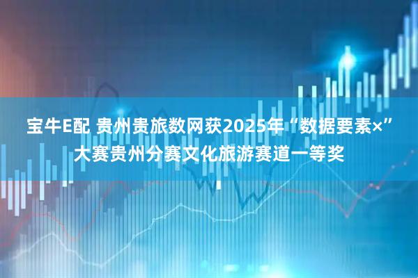 宝牛E配 贵州贵旅数网获2025年“数据要素×”大赛贵州分赛文化旅游赛道一等奖